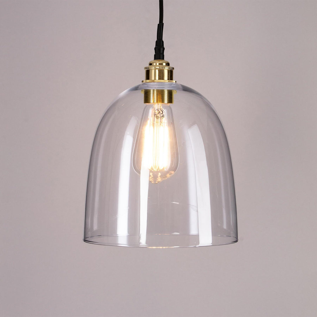 Bell Blown Glass Pendant : Bathroom Version