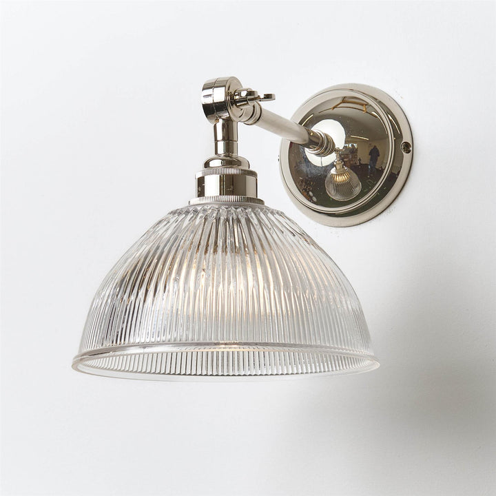 Prismatic Dome Wall Light : Adjustable Arm