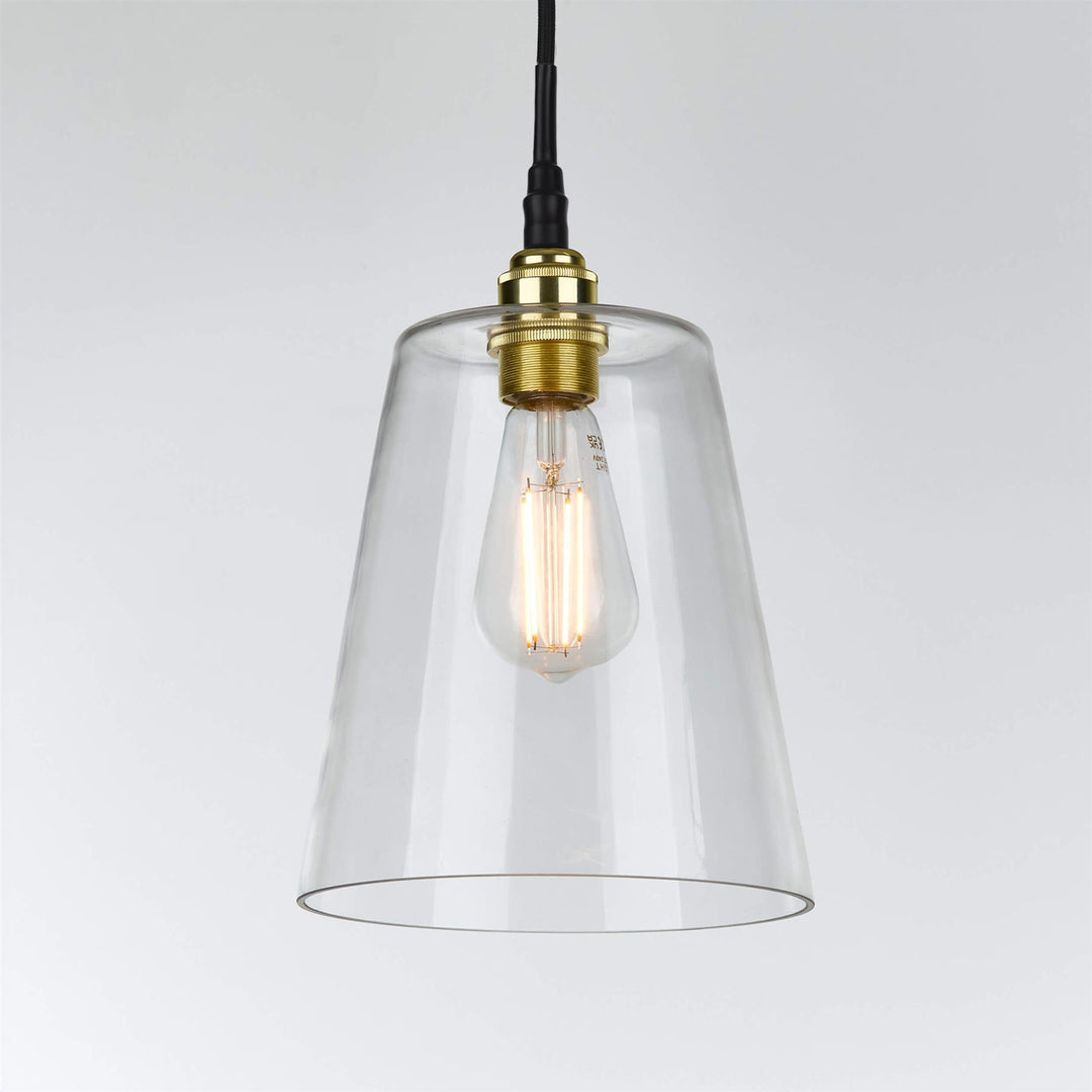Tapered Blown Pendant Light : Bathroom Version