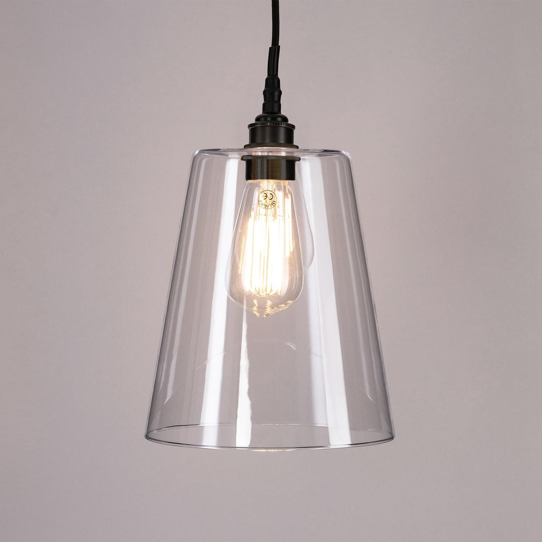 Tapered Blown Pendant Light : Bathroom Version