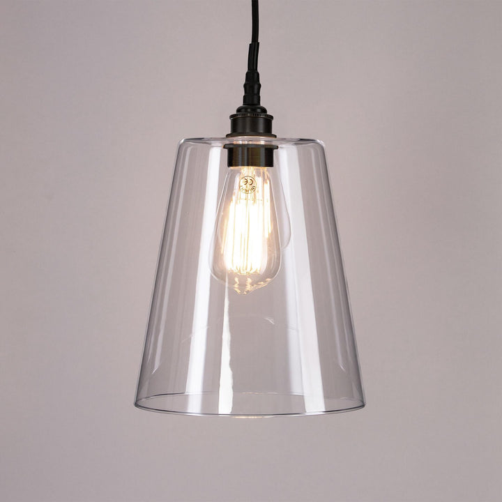 Tapered Blown Pendant Light : Bathroom Version