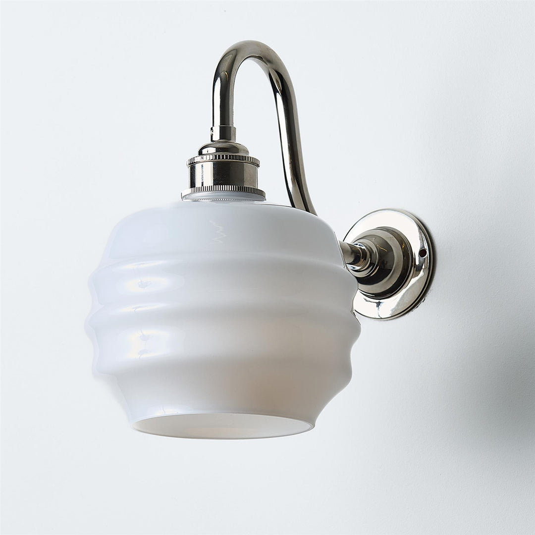 Deco Wall Light : Swan Arm : Bathroom Version
