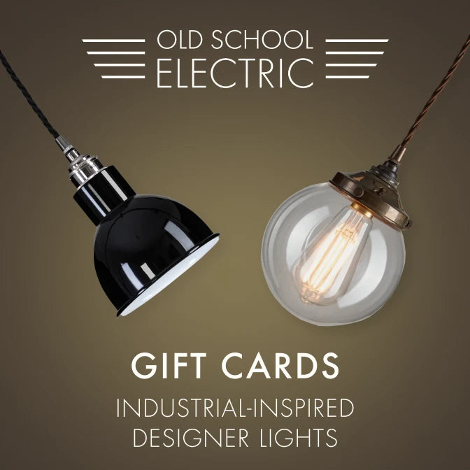 Old School Electric Gift Card lights.